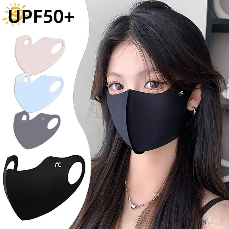 1/2/4pcs UV Protection Face Ma - Surgical Mask ulasan dan harga