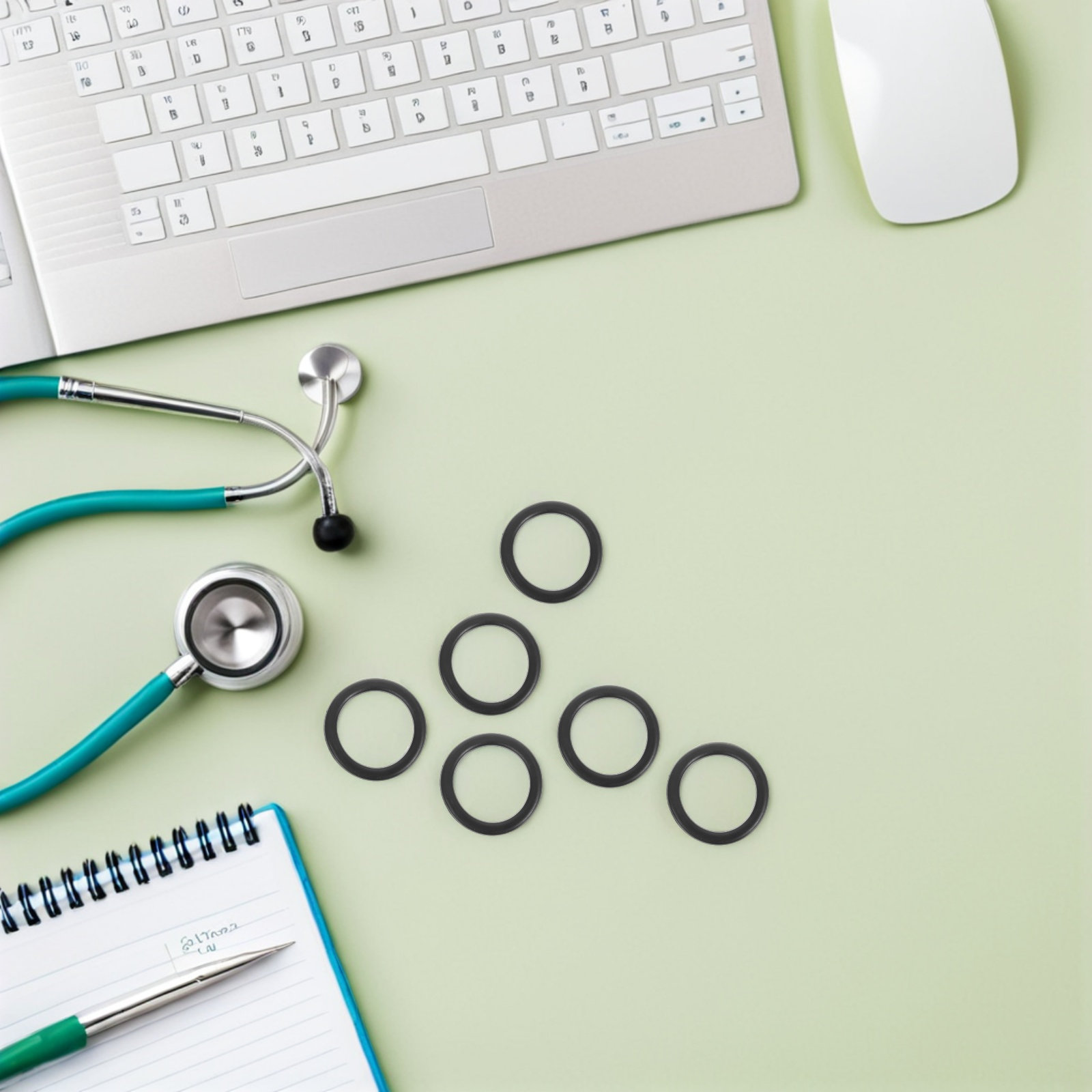 10Pcs Stethoscope Diaphragm Re - Stethoscope ulasan dan harga