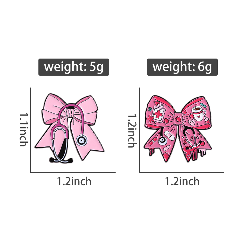Pink Bowknot Medical Tools Ste - Medical Gloves ulasan dan harga