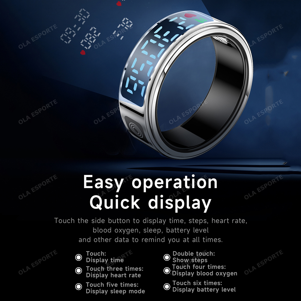 2026 Smart ring with charging  - Blood Pressure Monitor ulasan dan harga