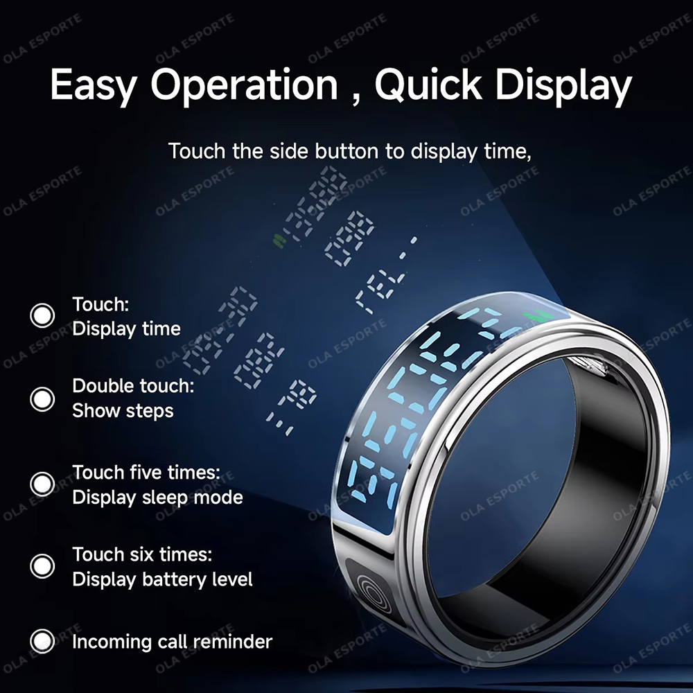 2026 Smart ring with charging  - Blood Pressure Monitor ulasan dan harga