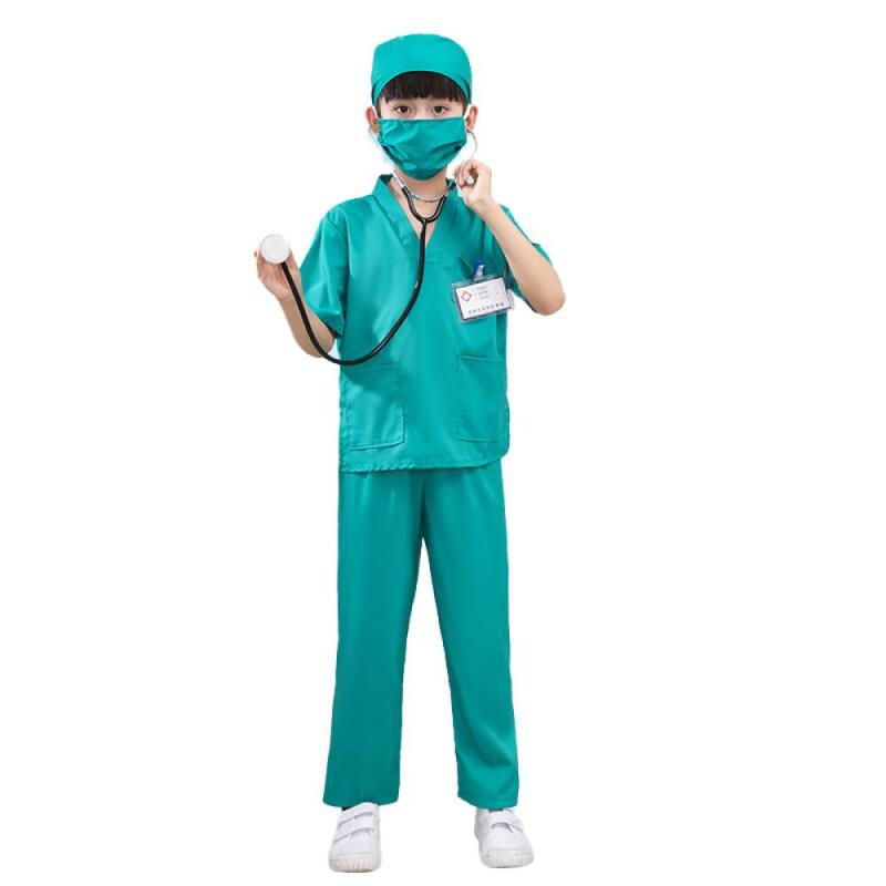 Kids Doctor Scrubs Costume Set - Stethoscope ulasan dan harga