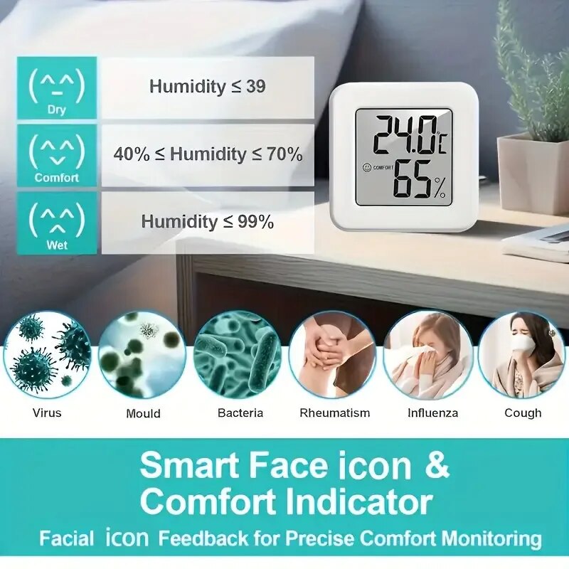 Digital Hygrometer Thermometer - Thermometer Digital ulasan dan harga