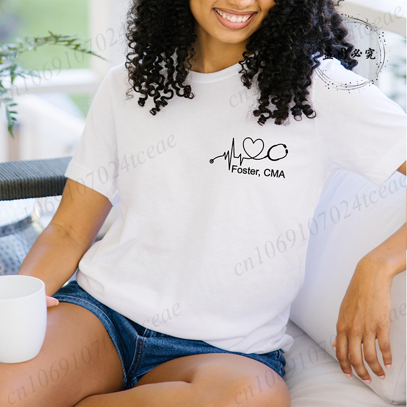 Custom Name Nurse Shirt Stetho - Stethoscope ulasan dan harga