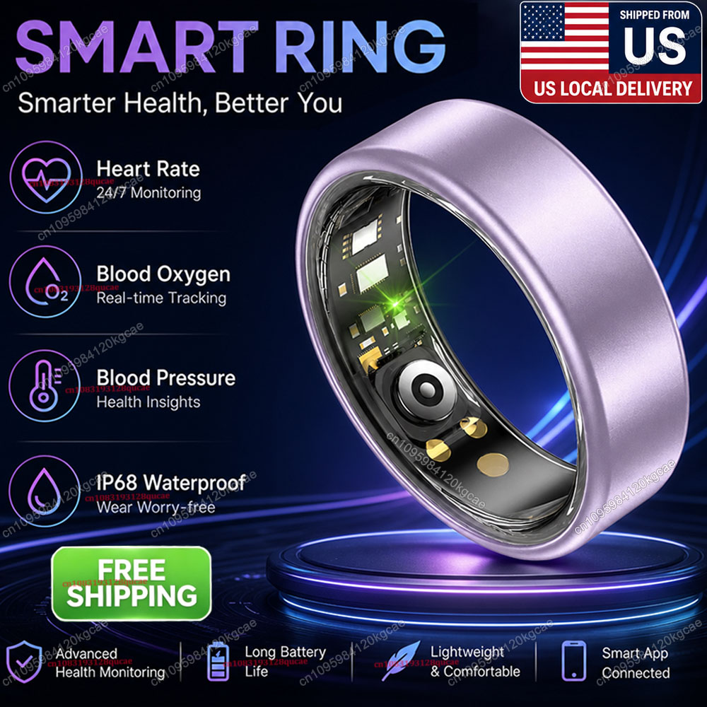 Smart Ring Heart Rate Blood Ox - Blood Pressure Monitor ulasan dan harga