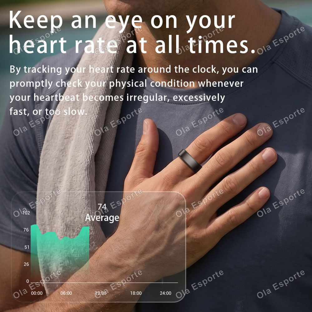 Smart Ring Heart Rate Blood Ox - Blood Pressure Monitor ulasan dan harga