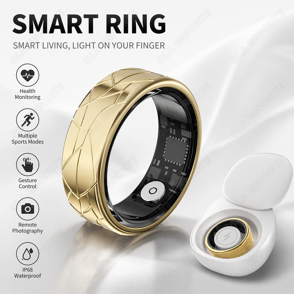 Stainless Steel Smart Ring Wat - Blood Pressure Monitor ulasan dan harga