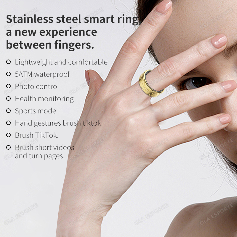Stainless Steel Smart Ring Wat - Blood Pressure Monitor ulasan dan harga