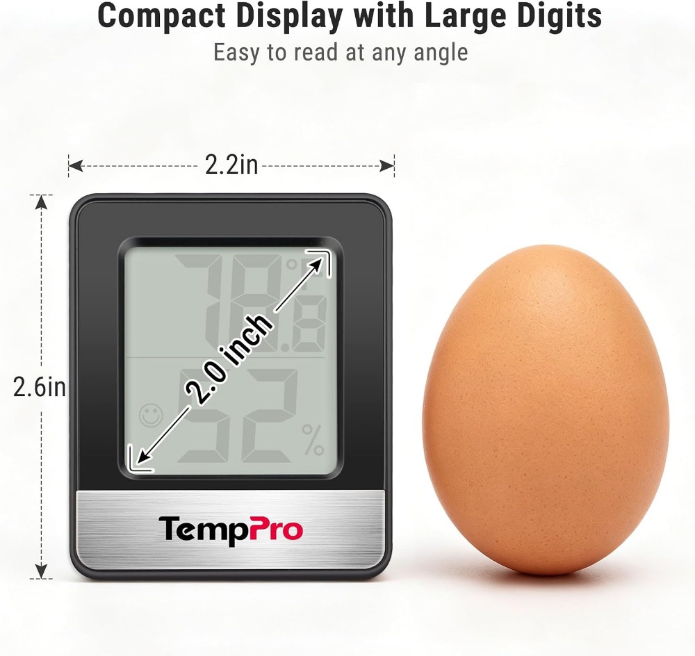Digital Hygrometer Indoor Ther - Thermometer Digital ulasan dan harga