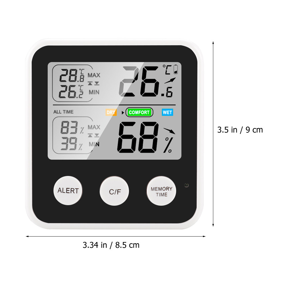 Digital Household Hygrometer T - Thermometer Digital ulasan dan harga