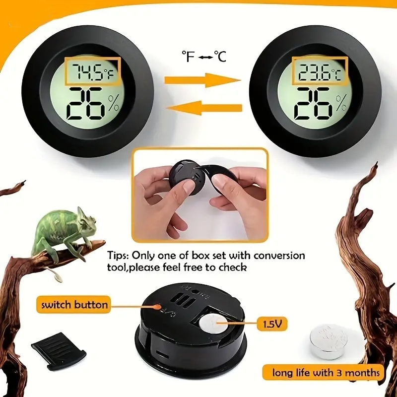 ℉/℃ Mini LCD Digital Thermomet - Thermometer Digital ulasan dan harga
