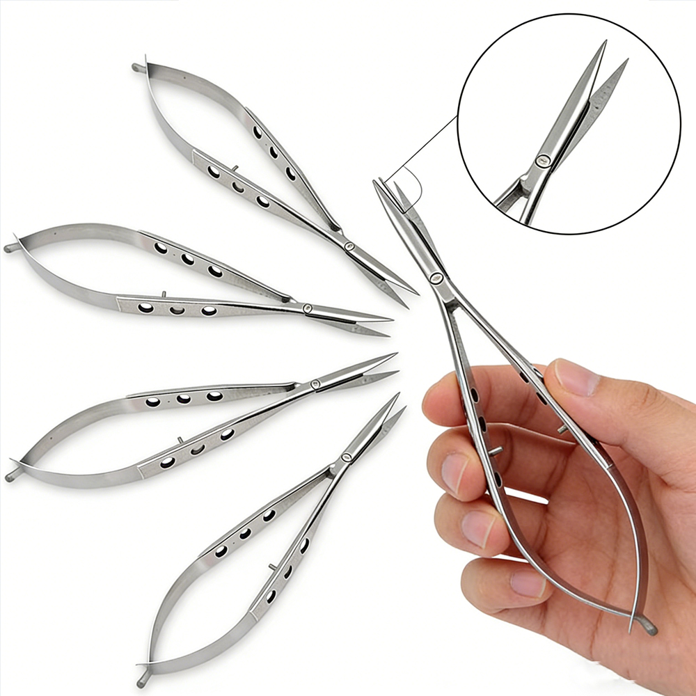 5pcs Conjunctival Eye Scissors - Medical Scissors ulasan dan harga