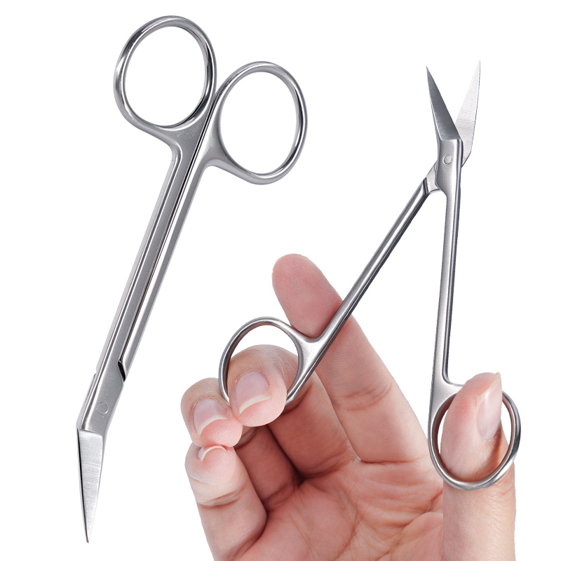 1pc Dental Micro Scissors Curv - Medical Scissors ulasan dan harga
