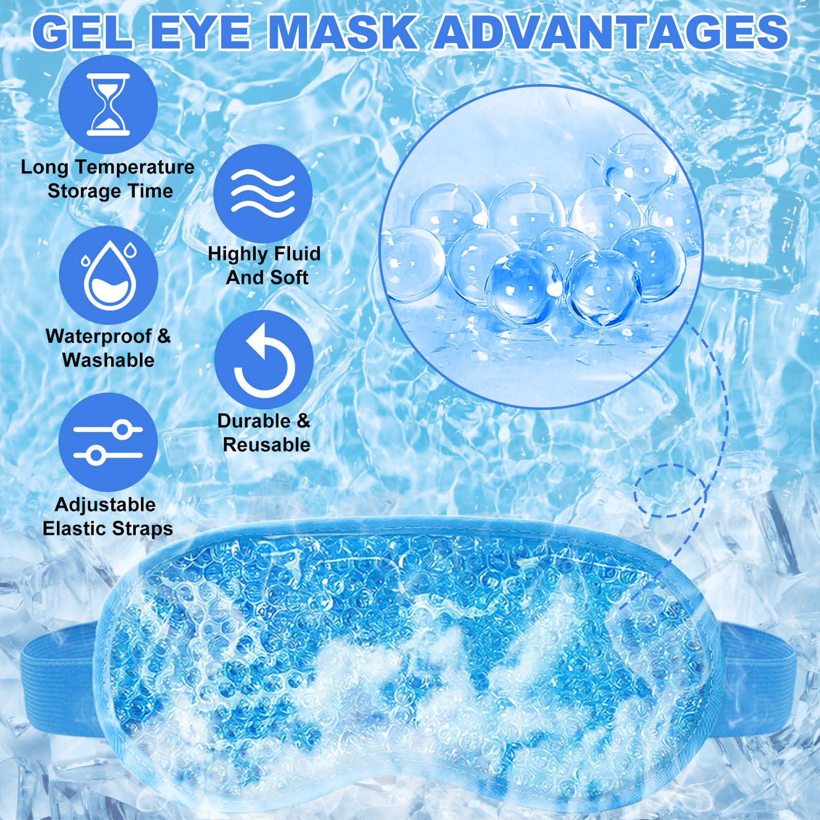 Cooling Eye Mask for Puffy Eye - Surgical Mask ulasan dan harga