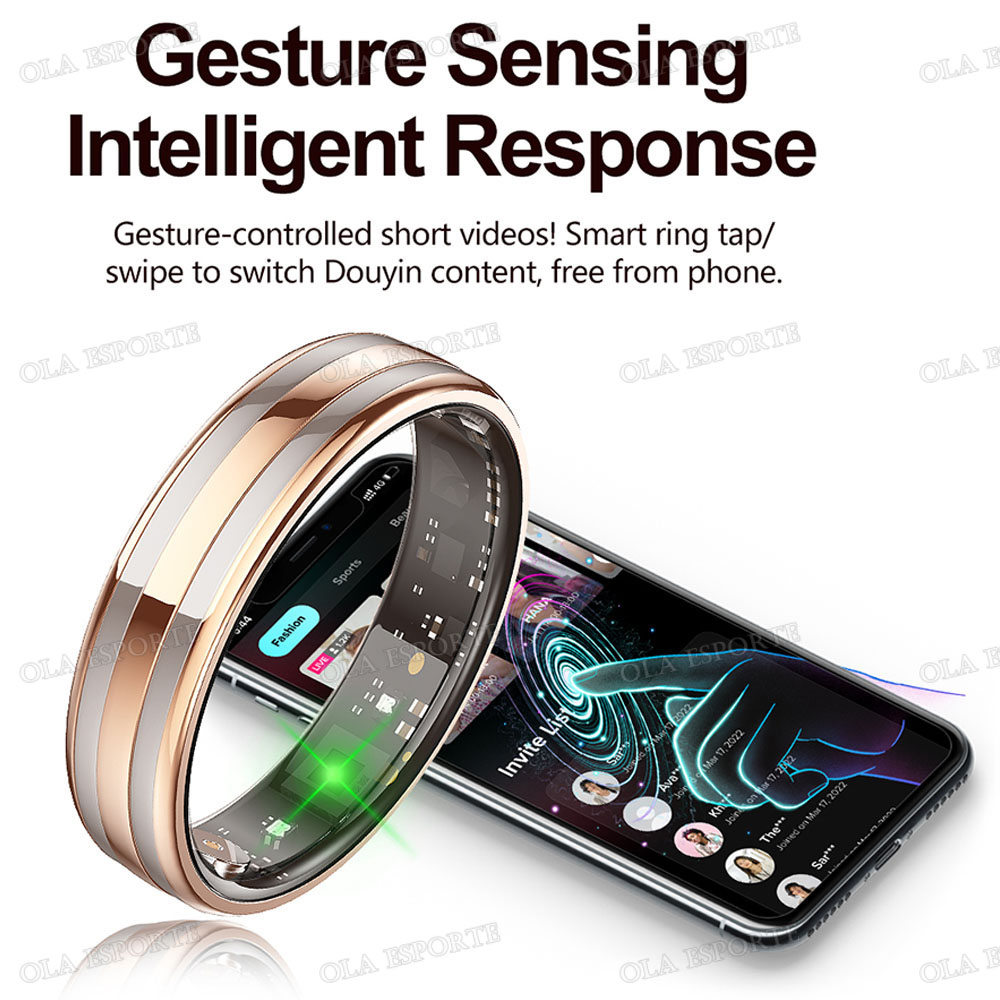 Gesture Sensing Smart Ring Hea - Blood Pressure Monitor ulasan dan harga