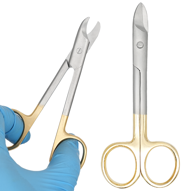 1pc Metal Crown Scissors Stain - Medical Scissors ulasan dan harga